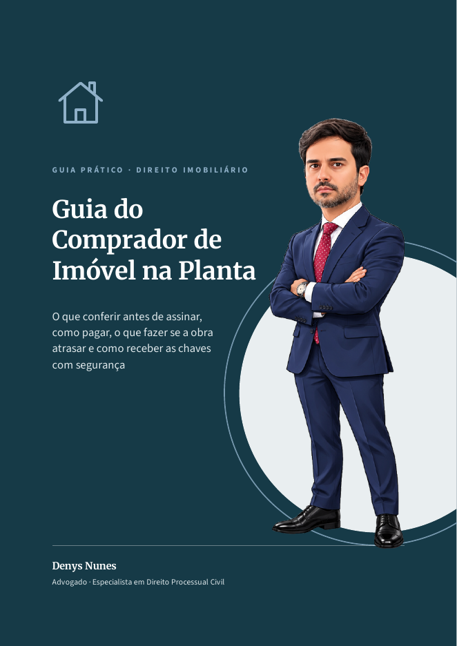 Capa do Guia do Comprador de Imóvel na Planta, guia em PDF da DN Educacional