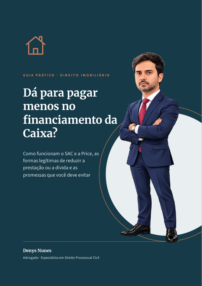 Capa do guia Dá para pagar menos no financiamento da Caixa?, guia em PDF da DN Educacional